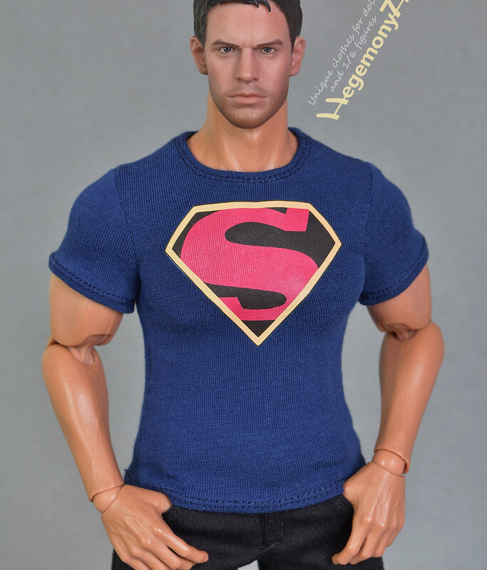 Dummy V-Neck T-Shirt - Blue